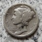 USA 10 Cents 1928 / USA 1 Dime 1928, Belegstück