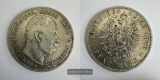 Deutsches Kaiserreich Preussen, 5 Mark 1876 A Wilhelm FM-Frank...