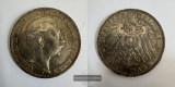 Deutsches Kaiserreich 3 Mark 1909 A Wilhelm II FM-Frankfurt KM...