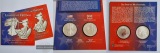 USA und Großbritannien 1 Dollar (2003) und 2 Pfund(2002) FM-F...