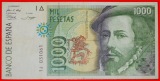Ⰶ MOCTEZUMA II. (1502-1520): SPANIEN ★ 1000 PESETAS 1992 (...