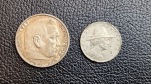 5 Reichsmark 1935 A Hindenburg ohne Hakenkreuz Silber XXL Bild...