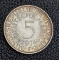 5 Mark Silberadler 1974 F Jaeger 387 XXL Bild prägefrisch