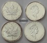 Kanada 2x 5 Dollar  1992  Maple Leaf  KM#187  FM-Frankfurt    ...