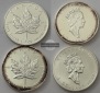 Kanada 2x 5 Dollar  1992  Maple Leaf  KM#187  FM-Frankfurt    ...