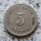 Kaiserreich 5 Pfennig 1898 G