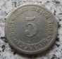 Kaiserreich 5 Pfennig 1898 J