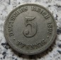 Kaiserreich 5 Pfennig 1899 D