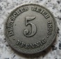 Kaiserreich 5 Pfennig 1899 E
