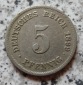 Kaiserreich 5 Pfennig 1899 G
