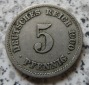 Kaiserreich 5 Pfennig 1900 E