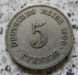 Kaiserreich 5 Pfennig 1900 E