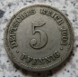 Kaiserreich 5 Pfennig 1901 E