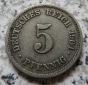 Kaiserreich 5 Pfennig 1901 E