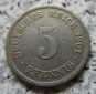 Kaiserreich 5 Pfennig 1901 J