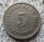Kaiserreich 5 Pfennig 1902 G