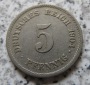 Kaiserreich 5 Pfennig 1904 E