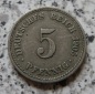 Kaiserreich 5 Pfennig 1905 A