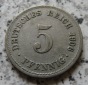 Kaiserreich 5 Pfennig 1906 A