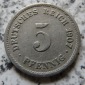 Kaiserreich 5 Pfennig 1907 G