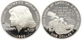 USA: 1 Dollar 1995, special Olympic World Games, stgl