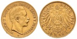 3,58 g Feingold. Wilhelm II.(1888 - 1918)