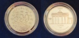 Frankreich 500 Fr. 1993 Brand.Tor  2o Gr.Platin Koblenzer Mün...