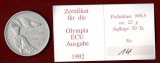 Olympia Barcelona ECU 22,16 Gr.99,99 Gr.Palladium Münzenankau...