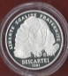 Frankreich 500 Fr.1991 Descartes PP 20 Gr.999,5 Feinplatin Mü...