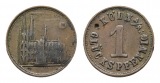 Köln A/R:; Glückspfennig; 2,54 g, Ø 17,90 mm