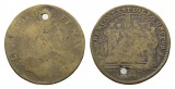 Frankreich 1723; Jeton; gelocht; 4,96 g, Ø 27,23 mm