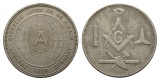 Medaille 1919; Freimaurer; Oversea Lodge No.40; versilb.; 11,8...