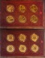 China 6x 1/3 OZ FEINGOLD PP 6x 150 Yuan Full Set 2008 Münzank...
