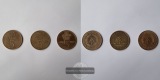 DDR  5 Mark 1969 20 Jahre DDR (3 Münzen) LOT FM-Frankfurt