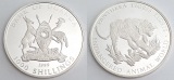 1000 Shillings 1999 Uganda Königstiger