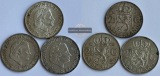 Niederlande 3x 2 1/2 Gulden 1961-1962  KM#185 FM-Frankfurt Fei...
