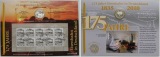 2010, Deutschland, Numisblatt: 175-Jahre Eisenbahn mit 10 € ...