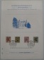 1970, Deutschland, Sondergedenkblatt mit Mi DE 650-653  Wohlfa...