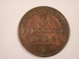 J01  Preussen  3 Pfennig 1852 A in ss   Originalbilder