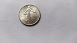 France.1 Franc 1918.Silver 835.UNC