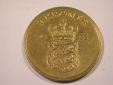 J02  Dänemark  2 Kroner  1958 in ss-vz Originalbilder