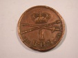 J02  Dänemark  1 Rigsbank Skilling 1853 in s/ss  Originalbilder