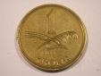 J02  Dänemark 1 Krone  1947 in ss   Originalbilder