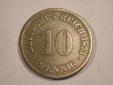 J03  KR  10 Pfennig  1873 D in f.ss  Originalbilder