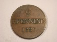 J03  Bayern  2 Pfennig 1829 in ss/ss+  Originalbilder