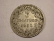 J03  Bayern  3 Kreuzer  1850 in ss   Originalbilder