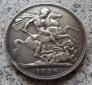 Großbritannien 1 Crown 1896, Rand LX, berieben