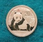     China Panda 20 Yuan Gold 1/20Unze Goldmünze 2015 prägefrisch