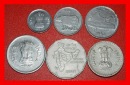 Ⰶ TYP SET von 6 MINZEN (1988-2007): INDIEN ★ 10-25-50 PAIS...