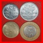 Ⰶ TYP SET von 4 MINZEN (2011-2019): INDIEN ★ 1-2-5-10 RUPI...